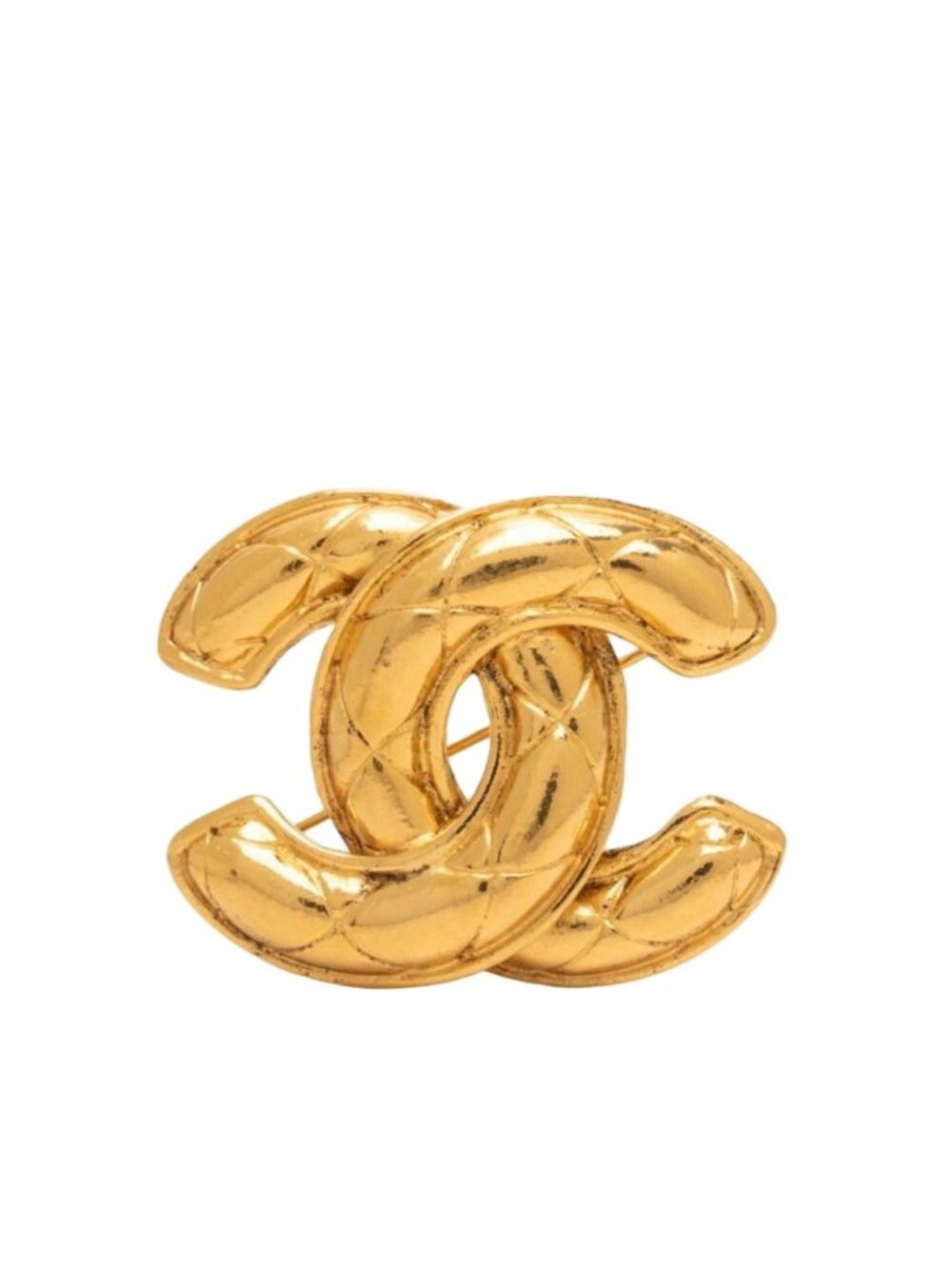 Chanel CC Logo Vintage Brooch